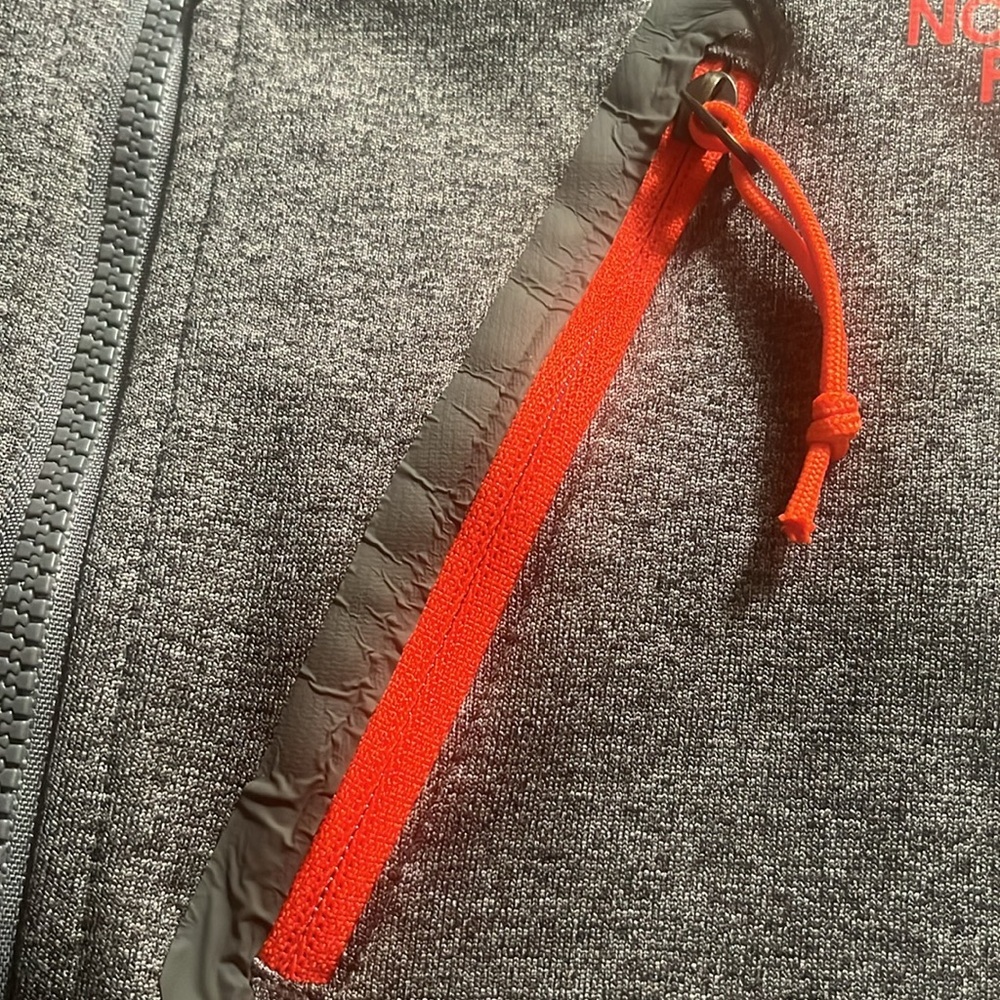 The North Face Gray Zip Hoodie Sweatshirt - Picture 6 of 11